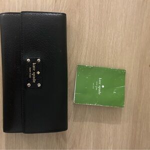 Kate Spade Black Leather Wallet